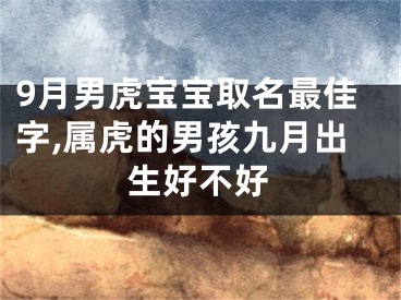 9月男虎宝宝取名最佳字,属虎的男孩九月出生好不好