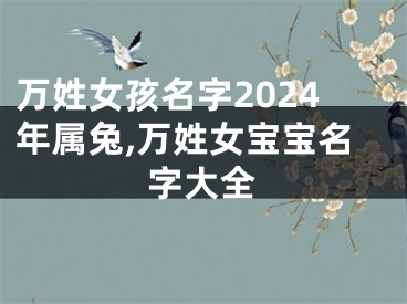 万姓女孩名字2024年属兔,万姓女宝宝名字大全