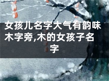 女孩儿名字大气有韵味木字旁,木的女孩子名字
