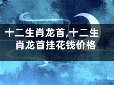 十二生肖龙首,十二生肖龙首挂花钱价格