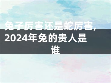 兔子厉害还是蛇厉害,2024年兔的贵人是谁