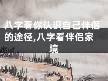 八字看你认识自己伴侣的途径,八字看伴侣家境