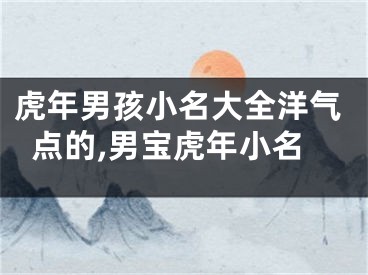 虎年男孩小名大全洋气点的,男宝虎年小名