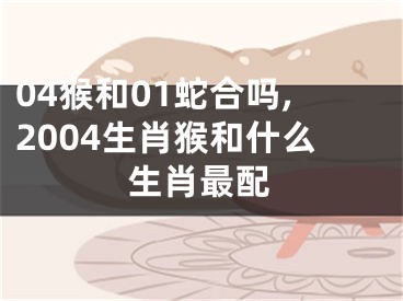 04猴和01蛇合吗,2004生肖猴和什么生肖最配