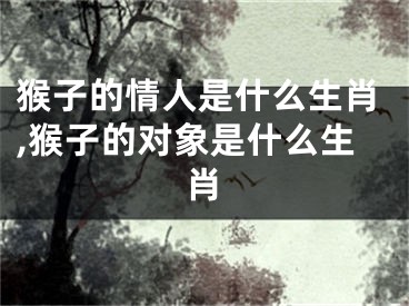猴子的情人是什么生肖,猴子的对象是什么生肖