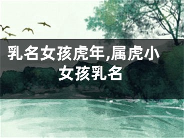 乳名女孩虎年,属虎小女孩乳名