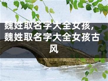 魏姓取名字大全女孩,魏姓取名字大全女孩古风