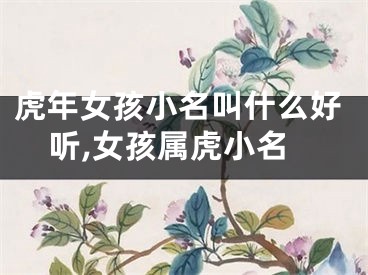 虎年女孩小名叫什么好听,女孩属虎小名