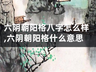 六阴朝阳格八字怎么样,六阴朝阳格什么意思