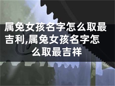 属兔女孩名字怎么取最吉利,属兔女孩名字怎么取最吉祥