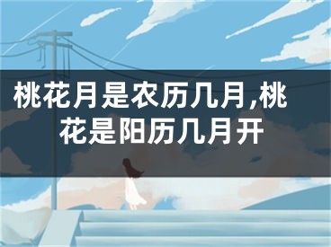 桃花月是农历几月,桃花是阳历几月开