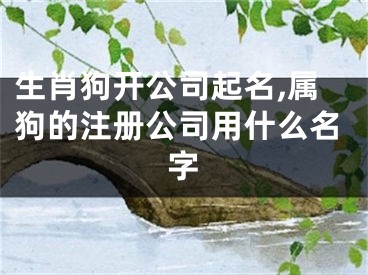 生肖狗开公司起名,属狗的注册公司用什么名字