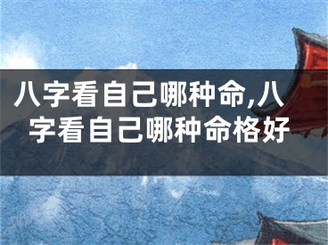 八字看自己哪种命,八字看自己哪种命格好