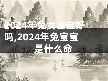 2024年兔女宝宝好吗,2024年兔宝宝是什么命