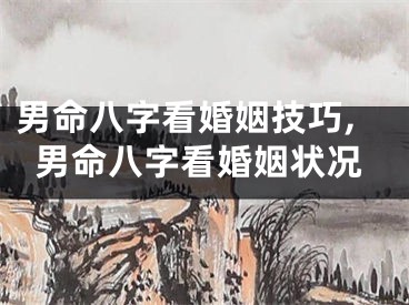男命八字看婚姻技巧,男命八字看婚姻状况