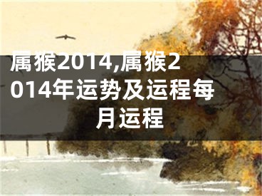 属猴2014,属猴2014年运势及运程每月运程