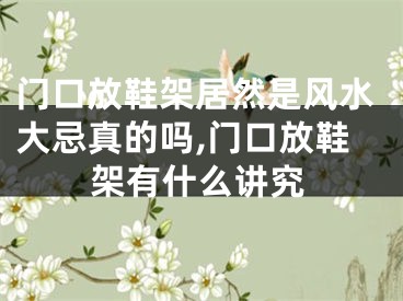 门口放鞋架居然是风水大忌真的吗,门口放鞋架有什么讲究