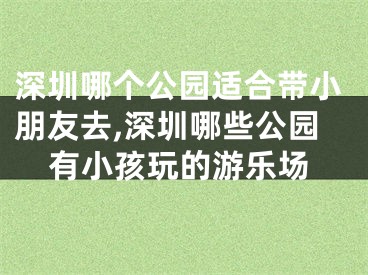 深圳哪个公园适合带小朋友去,深圳哪些公园有小孩玩的游乐场