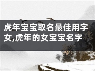 虎年宝宝取名最佳用字女,虎年的女宝宝名字