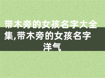 带木旁的女孩名字大全集,带木旁的女孩名字洋气