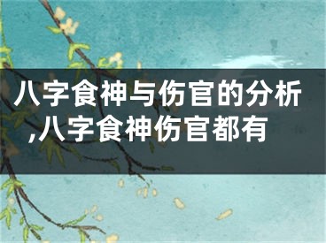 八字食神与伤官的分析,八字食神伤官都有