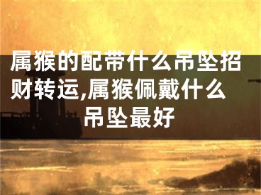 属猴的配带什么吊坠招财转运,属猴佩戴什么吊坠最好