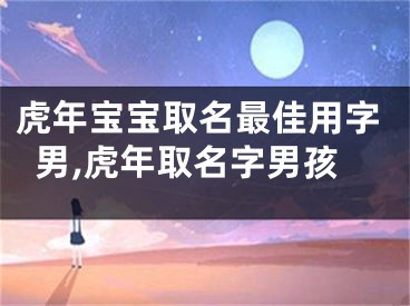 虎年宝宝取名最佳用字男,虎年取名字男孩