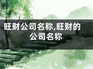 旺财公司名称,旺财的公司名称