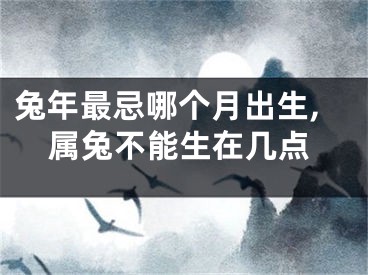 兔年最忌哪个月出生,属兔不能生在几点