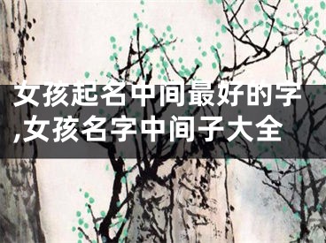 女孩起名中间最好的字,女孩名字中间子大全