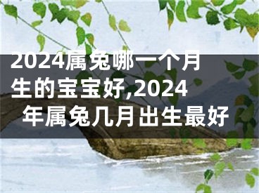 2024属兔哪一个月生的宝宝好,2024年属兔几月出生最好