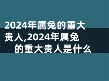2024年属兔的重大贵人,2024年属兔的重大贵人是什么