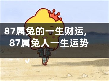 87属兔的一生财运,87属兔人一生运势
