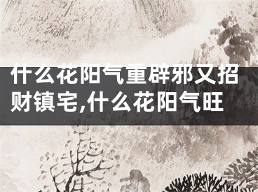 什么花阳气重辟邪又招财镇宅,什么花阳气旺