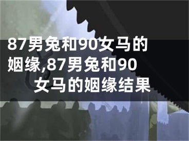 87男兔和90女马的姻缘,87男兔和90女马的姻缘结果