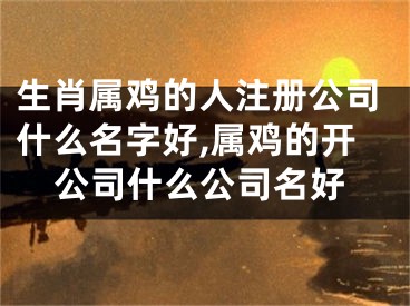 生肖属鸡的人注册公司什么名字好,属鸡的开公司什么公司名好