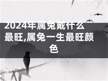 2024年属兔戴什么最旺,属兔一生最旺颜色