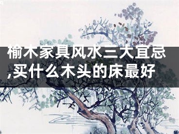 榆木家具风水三大宜忌,买什么木头的床最好