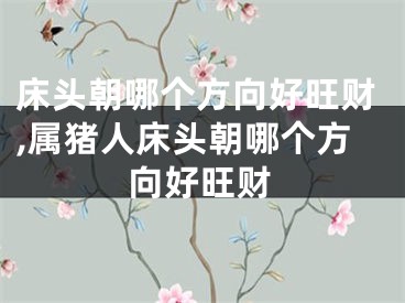 床头朝哪个方向好旺财,属猪人床头朝哪个方向好旺财