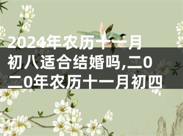 2024年农历十一月初八适合结婚吗,二0二0年农历十一月初四
