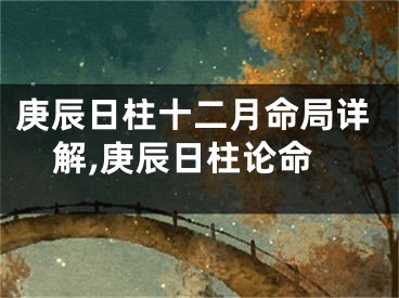 庚辰日柱十二月命局详解,庚辰日柱论命