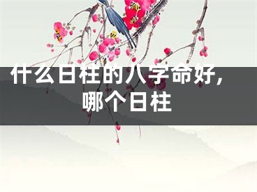 什么日柱的八字命好,哪个日柱