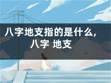 八字地支指的是什么,八字 地支