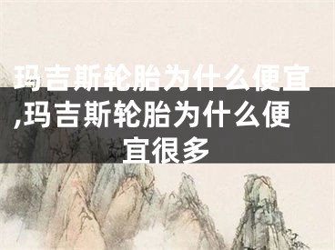 玛吉斯轮胎为什么便宜,玛吉斯轮胎为什么便宜很多
