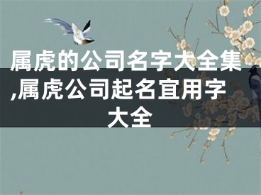 属虎的公司名字大全集,属虎公司起名宜用字大全