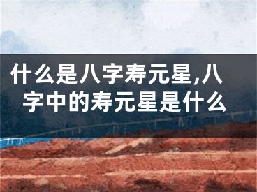 什么是八字寿元星,八字中的寿元星是什么