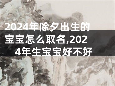 2024年除夕出生的宝宝怎么取名,2024年生宝宝好不好