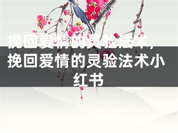 挽回爱情的灵验法术,挽回爱情的灵验法术小红书