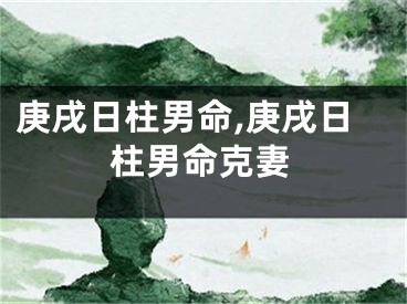 庚戌日柱男命,庚戌日柱男命克妻