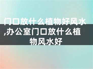 门口放什么植物好风水,办公室门口放什么植物风水好